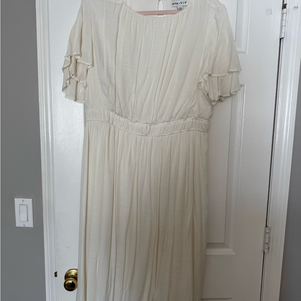 Elegant Cream Dress